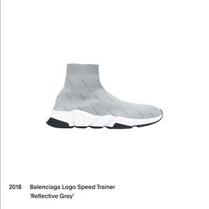 Balenciaga Logo Speed Trainer